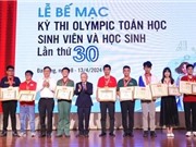 Olympic Toán học sinh viên và học sinh lần thứ 30: Hai thủ khoa đoạt giải Nhất “kép”